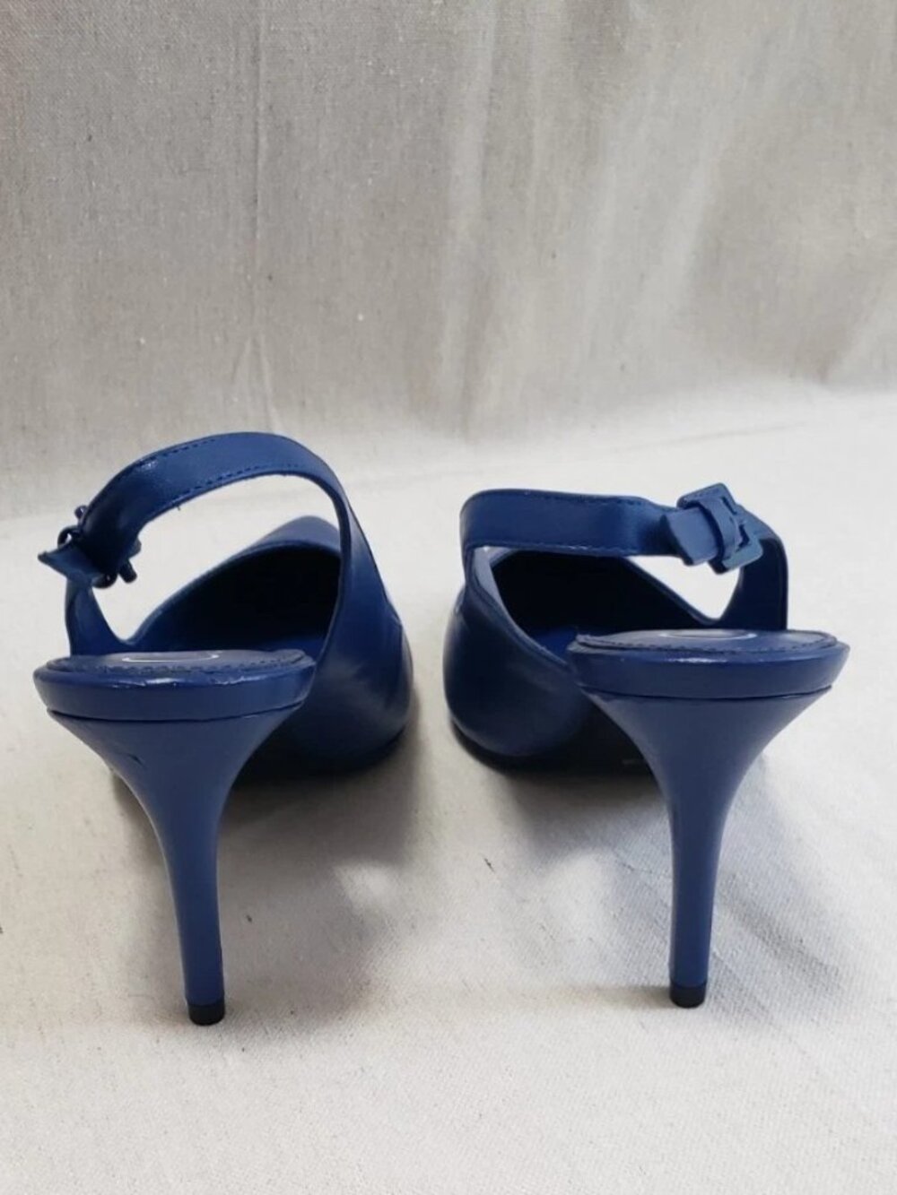Calvin Klein Shoes Womens Size 8.5 Blue Gwenith Slingback Pointed Toe Heels - Picture 8 of 9